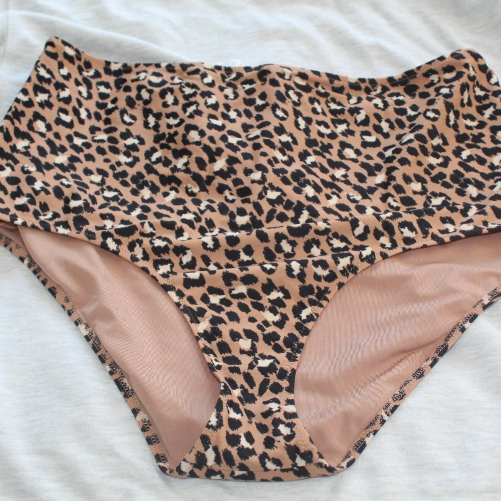 Aerie High Waisted Full Coverage bikini bottoms